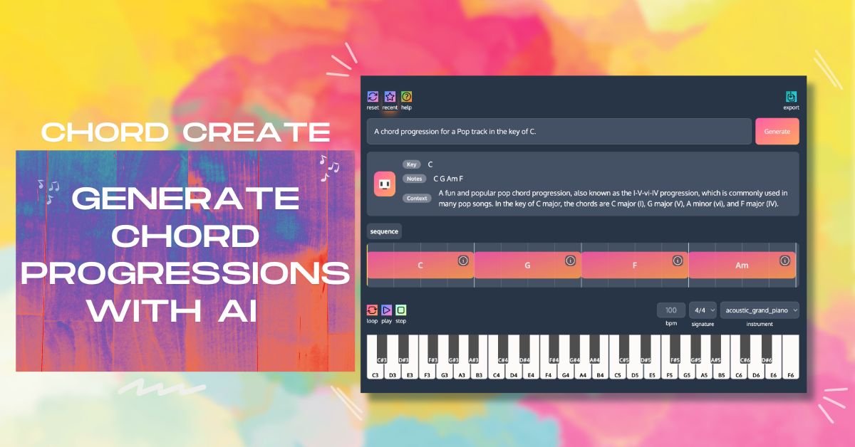 AI Chord Progressions Generator Sparks Creativity for Any Musician